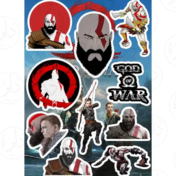 استیکر کالکشن طرح GOD OF WAR