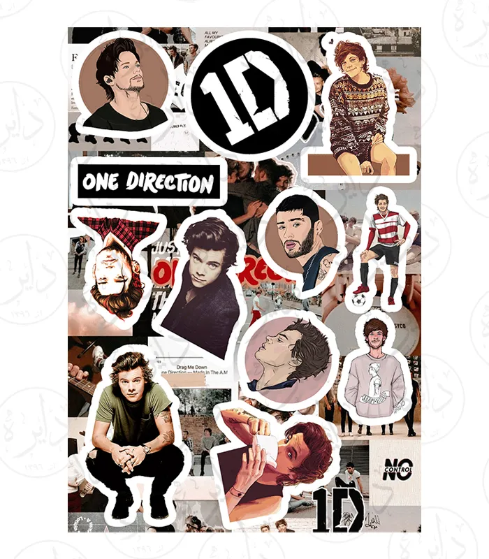 استیکر کالکشن طرح ONE DIRECTION