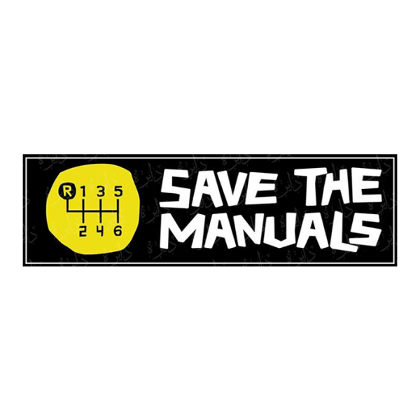 استیکر اسلپ طرح SAVE THE MANUALS