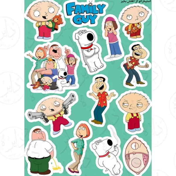 استیکر کالکشن طرح FAMILY GUY