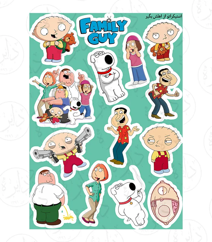 استیکر کالکشن طرح FAMILY GUY