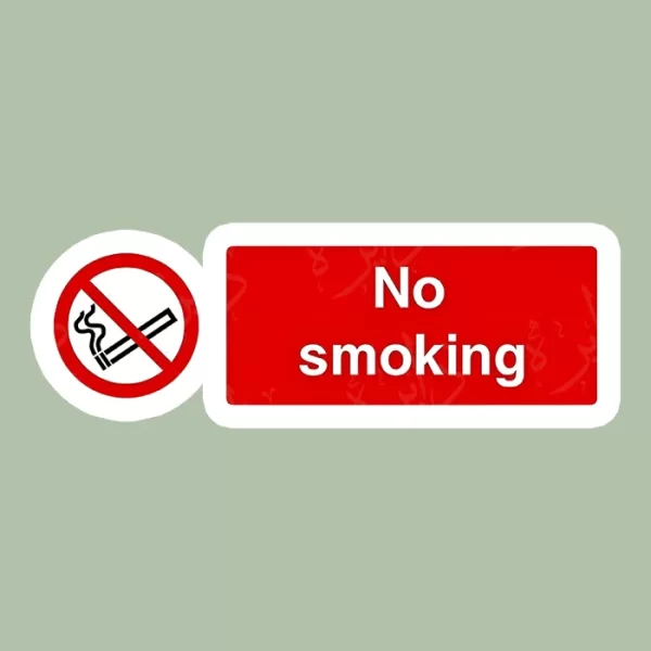 استیکر ژله ای طرح NO SMOKING