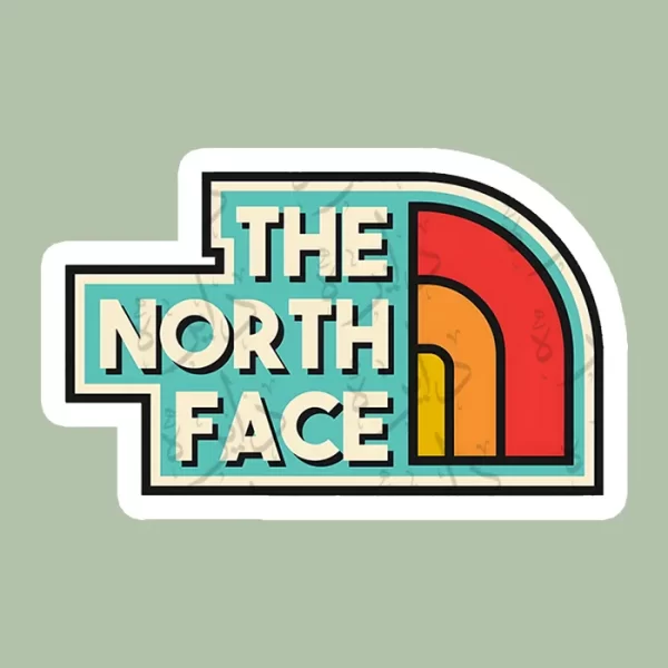 استیکر ژله ای طرح THE NORTHFACE