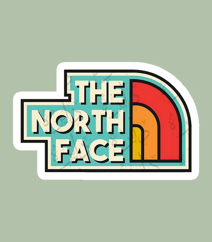 استیکر ژله ای طرح THE NORTHFACE