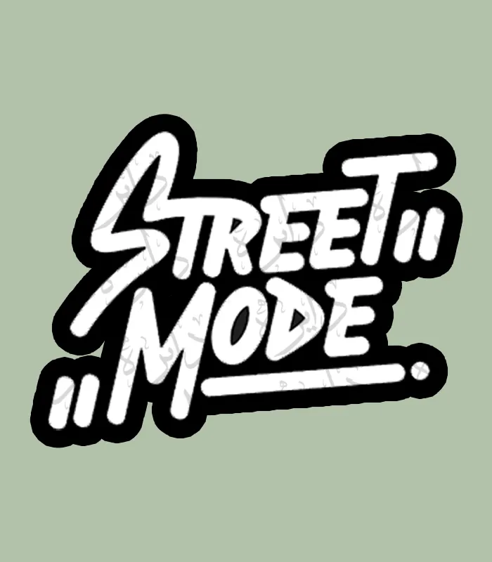 استیکر ژله ای طرح STREET MODE