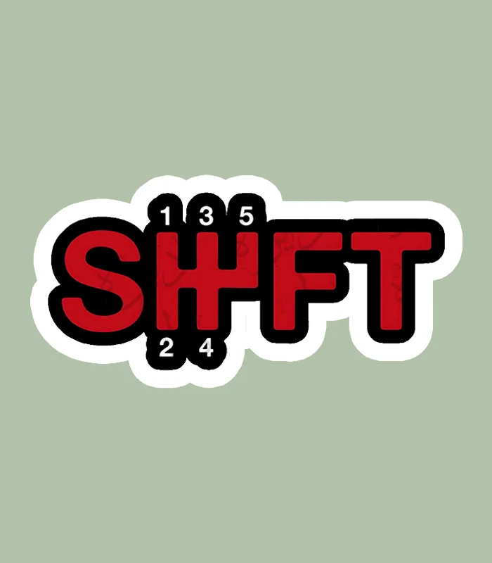 استیکر ژله ای طرح SHIFT