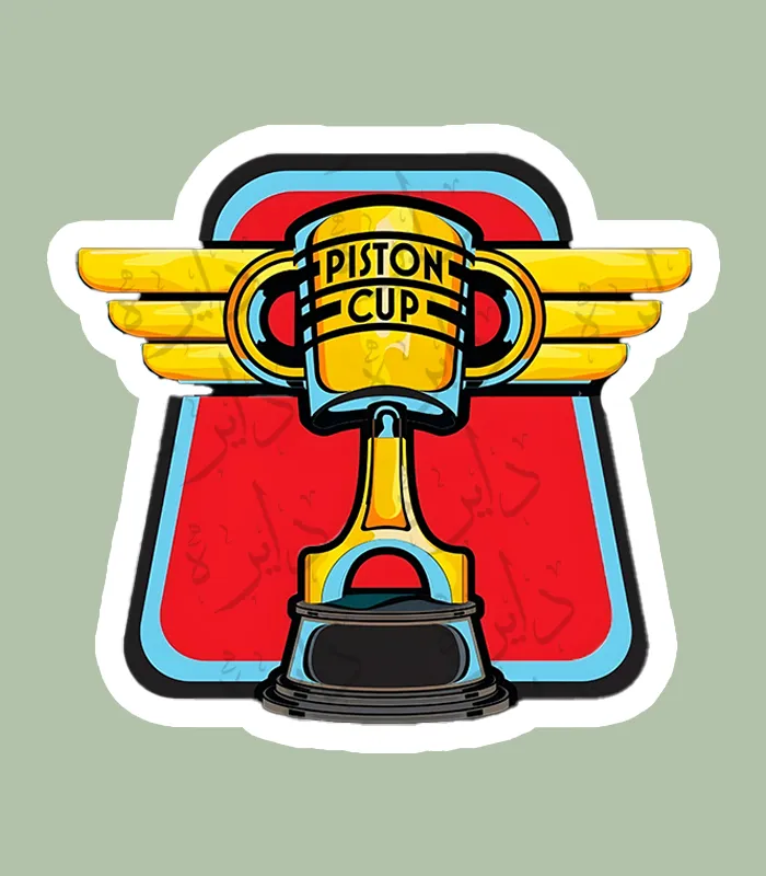 استیکر ژله ای طرح PISTON CUP