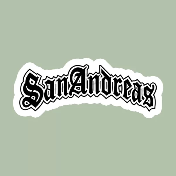 استیکر ژله ای طرح SAN ANDREAS