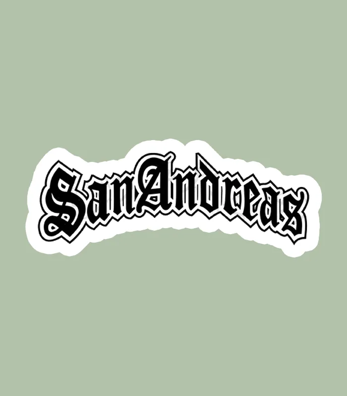 استیکر ژله ای طرح SAN ANDREAS