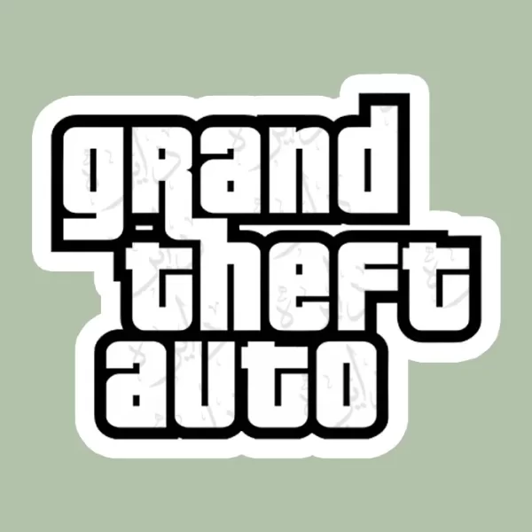 استیکر ژله ای طرح GRAND THEFT AUTO