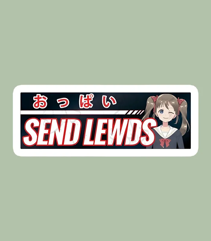 استیکر ژله ای طرح SEND LEWDS