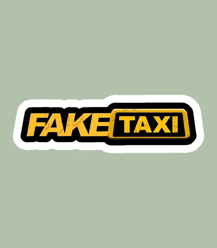 استیکر ژله ای طرح FAKE TAXI