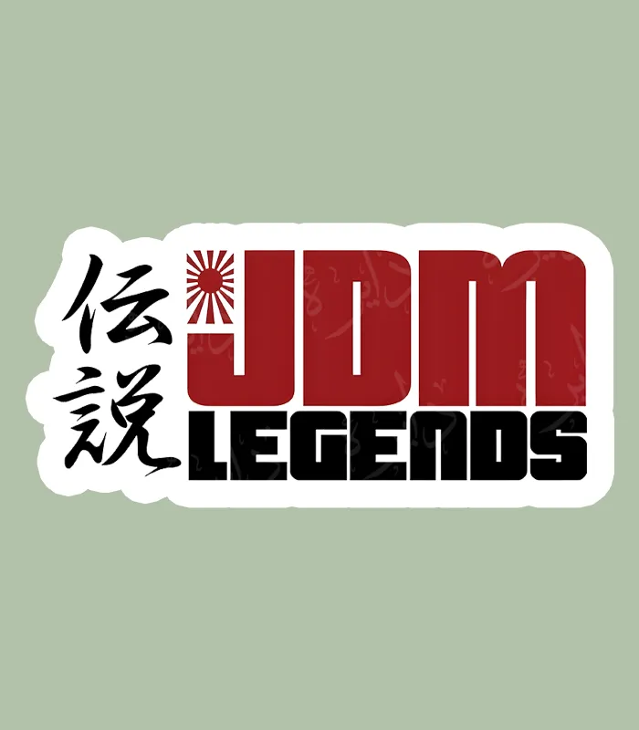 استیکر ژله ای طرح JDM LEGENDS