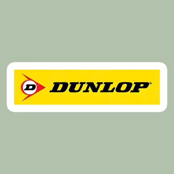 استیکر ژله ای طرح DUNLOP زرد