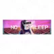 استیکر اسلپ طرح no sleep