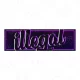 استیکر اسلپ طرح illegal