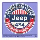 استیکر بزرگ طرح JEEP Z114