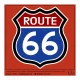 استیکر بزرگ طرح ROUTE 66 Z107