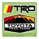 استیکر بزرگ طرح TOYOTA TRAIL TEAMS Z22