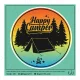 استیکر بزرگ طرح HAPPY CAMPER Z6