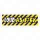 استیکر اسلپ طرح Loud As F*** S126