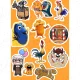 استیکر کالکشن طرح کارتون دهه ۷۰ای A25
