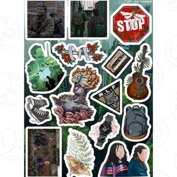 استیکر کالکشن طرح LAST OF US D24