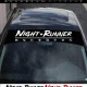 استیکر وینشیلد طرح NIGHT RUNNER