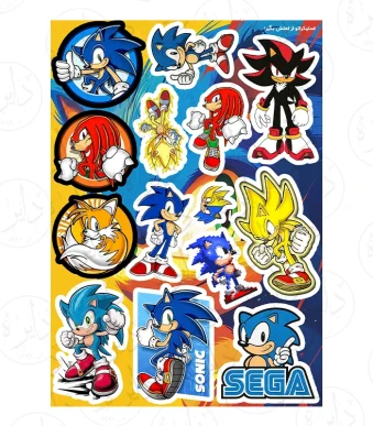 استیکر کالکشن طرح سونیک H11