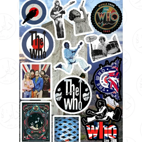 استیکر کالکشن طرح The who B30